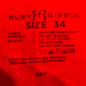 Ruby Ribbon slimming cami Red. Sz 34